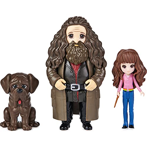 Wizarding World Magical Minis Hermione and Rubeus Hagrid Friendship Set with Col