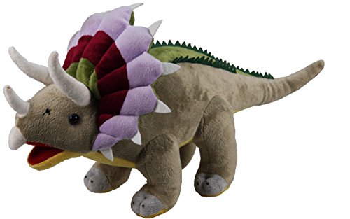 XJ Toys 200010 Peluche Triceratops de 17 cm
