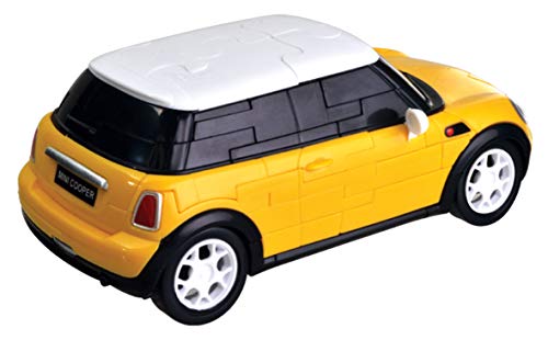 Herpa 80657074 Lustiges 3D-Puzzle 80657074-Mini Cooper, Gelb