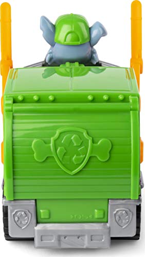 PAW Patrol Rocky’s Recycling Truck Vehicle with Collectible Figure, for Kids Age