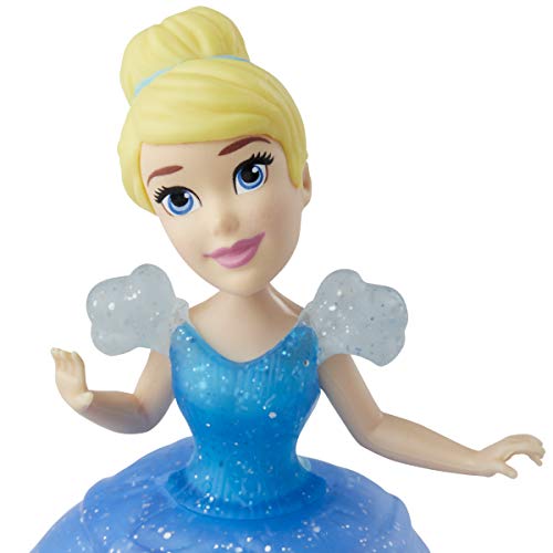 Disney Prinzessin Aschenputtel und Prinz Charming, kleine Puppe zum Sammeln, königlicher Clip