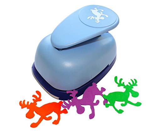 EDUPLAY 240081 Gigalocher Reindeer'' Modeling & Punching, Multi Colour