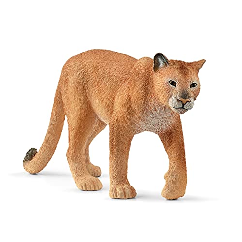 SCHLEICH 14853 Wild Life Cougar Figurine Multicoloured