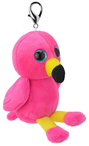 Orbys Wild Planet 10 cm Peluche flamenco hecho a mano, llavero