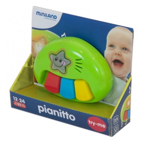 Miniland Miniland97274 Pianitto Spielzeug 97274, 24 cm, mehrfarbig