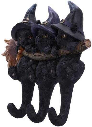 Nemesis Now Witches Helpers Key Hanger 20cm, Black