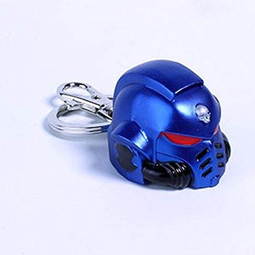 Semic Distibution WHKK001 W40K Ultramarine Helmet Keychain, Multi-Coloured