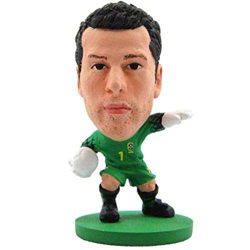 SoccerStarz Brazil International Figuren-Blisterpackung mit Julio Cesar Hom