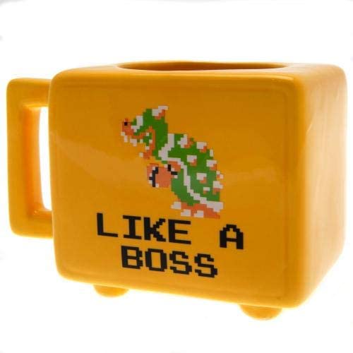 Super Mario Bros (Like A Boss) 3D Thermo-Reactive Mug 500 ml
