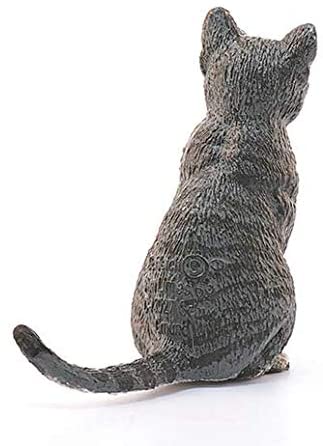 Figura de juguete de gato sentado Schleich