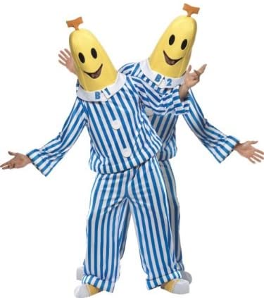 Kostüm für Erwachsene – Bananen im Schlafanzug