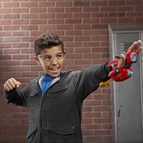 NERF Power Moves Marvel Avengers Iron Man Repulsor Blast Gauntlet NERF Jouet de lancement de fléchettes