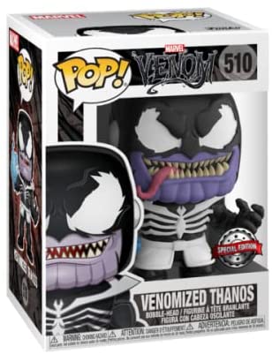 Funko 45460 POP and Tee: Marvel - Venomized Thanos - Small,Multicolor