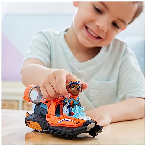 Paw Patrol: The Mighty Movie, Spielzeug-Jetboot mit Zuma Mighty Pups Actionfigur,