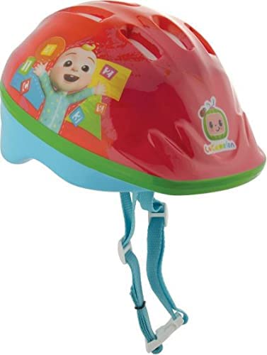 MV Sports Unisex-Youth CoComelon Safety Helmet, Multicoloured, 46cm-54cm