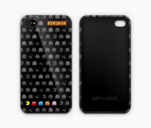 iPhone 5 Pacman Cover Black & White (New)