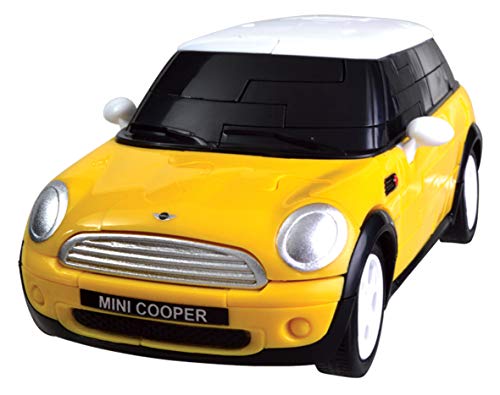 Herpa 80657074 Lustiges 3D-Puzzle 80657074-Mini Cooper, Gelb