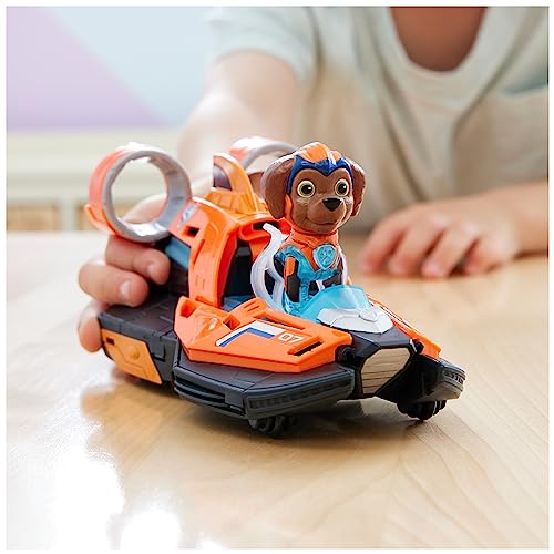 Paw Patrol: The Mighty Movie, Spielzeug-Jetboot mit Zuma Mighty Pups Actionfigur,