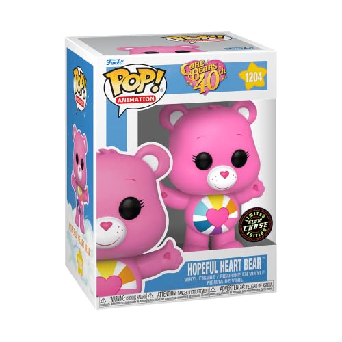 POP Animation: Care Bears 40 - Hopeful Heart Bear w/(GW) w/chase. Funko 61556 Pop! Vinyl