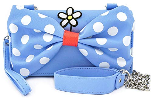 Mickey Mouse Loungefly - Minnie Polka Dot Damen Handtasche Blau-Weiß-Rot, Kunstleder
