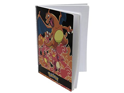 Notizbuch Folio 80 Blatt Pokemon – Charmander (CyP Brands)