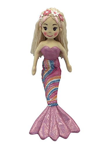 AB Gee 362 C6042 Joanne Rag Mermaid Muñeca de peluche de juguete, 45 cm