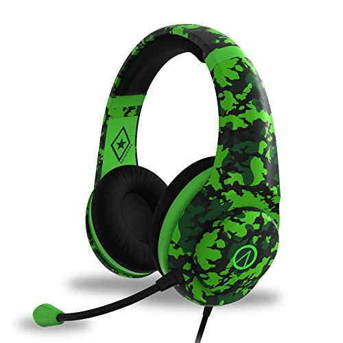 Stealth Renegade Neon Green Camo Over-Ear-Gaming-Headset PS4/PS5, XBOX, Nintendo