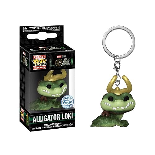 Funko POP! Keychain: Marvel - Loki - Alligator Loki - Collectable Vinyl Mini Figure
