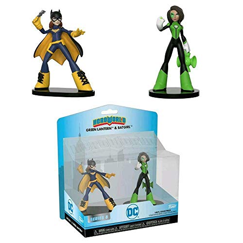 Hero World Confezione da 2 Batgirl e Lanterna Verde Esclusiva Action Figure Funko 30582