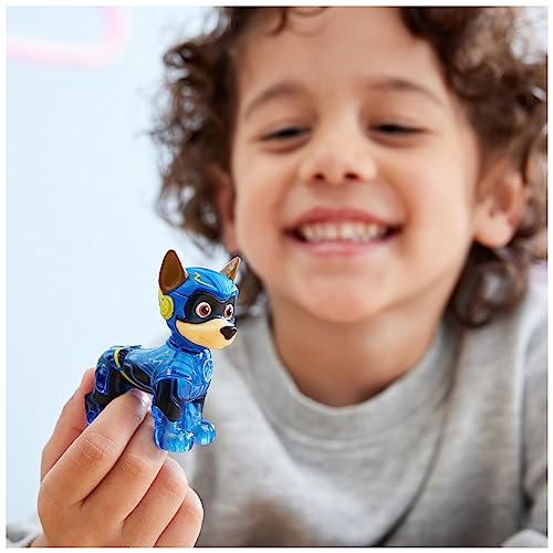 PAW Patrol: The Mighty Movie Chase's Mighty Movie Cruiser Toy - Light-Up Vehicle with Sound Effects & Action Figure (Ages 3-9)