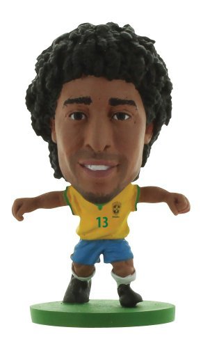 SoccerStarz Brazil International-Figuren-Blisterpackung mit Dante-Heimtrikot