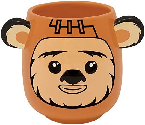 Star Wars SCMG25086 15oz / 450ml 3D Ewok Ceramic Mug, 450ml