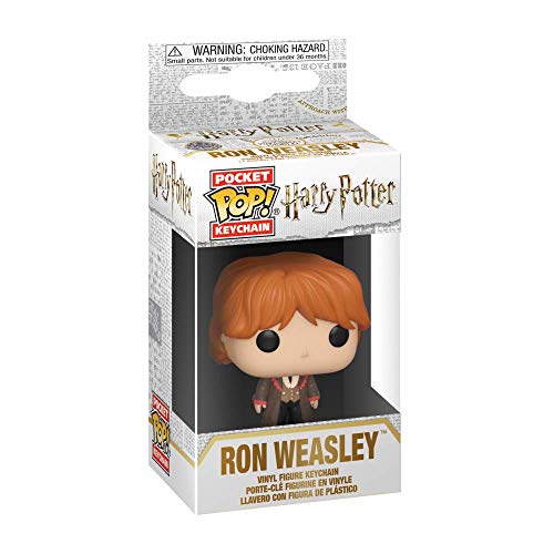 Harry Potter Ron Weasley (Yule) Funko 42630 Pop ! Porte-clés