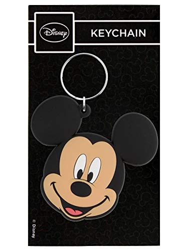 Disney Junior RK38322C Mickey Mouse Gummi-Schlüsselanhänger, mehrfarbig, 4,5 x 6 cm