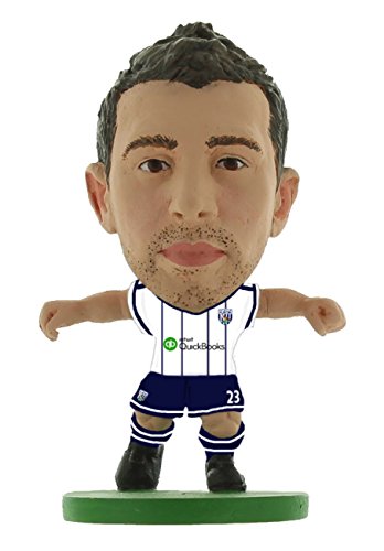 SoccerStarz West Bromwich Albion FC Gareth Mcauley Home Kit