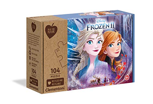 Clementoni – 27154 – Disney Frozen 2 – 104 Teile – hergestellt in Italien – 100 % recycelt