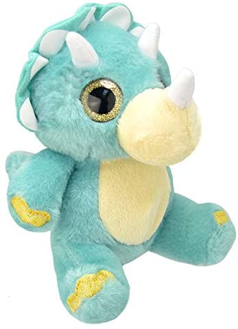 Orbys Wild Planet 25cm Peluche Triceratops Faite Main, Peluche