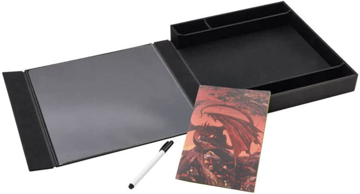 Dragon Shield RPG – Player Companion: Iron Grey - Durable and Sturdy – Dice Tray & Player Storage Box