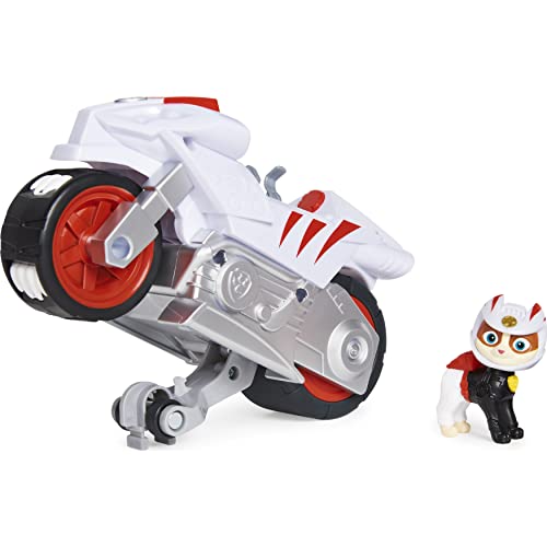 PAW Patrol Moto Pups Wildcats Deluxe-Rückziehmotorradfahrzeug mit Wheelie-Funktion