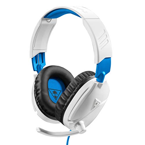 Casque de jeu Turtle Beach Recon 70P blanc pour PS4, Xbox One, Nintendo Switch et PC