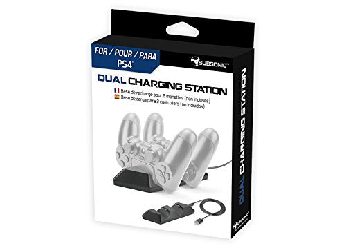 SUBSONIC – Ladestation für 2 Playstation 4 Controller – PS4 Dual Charging S