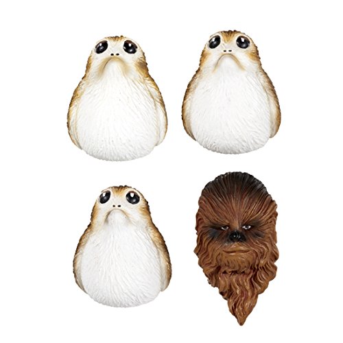 Star Wars Big Brown Bear and Island Birds The Last Jedi Magnet Set