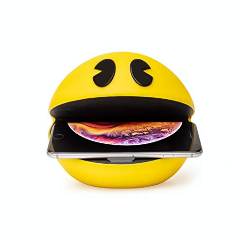 TEKNOFUN 811302 Pac-Man Wireless Smartphone Charger, Yellow