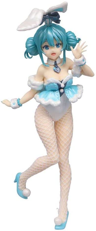 Vocaloid BiCute Bunnies Statue Hatsune Miku White Rabbit Pearl Color Unisex Sta
