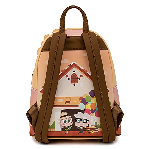 Loungefly Disney Pixar Up Working Buddies Damen-Schultertasche mit doppeltem Riemen