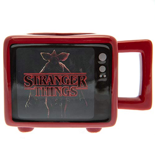 Stranger Things 3-D Shaped Heat Changing Mug in Retro TV Design - Official Merch