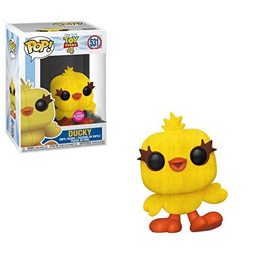 Disney Toy Story 4 Ducky Flocked Exclusivo Funko 37469 Pop! Vinilo #531