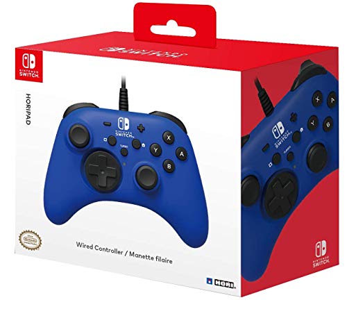 HORI HORIPAD Wired Controller - Blue for Nintendo Switch