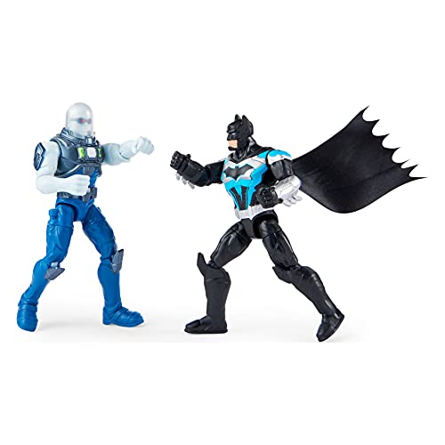 Batman Bat-Tech Flyer mit exklusiven 4-Zoll-Actionfiguren von Mr. Freeze und Batman