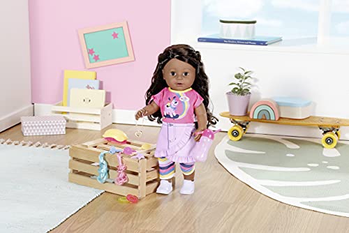 BABY born Sister, 43 cm große Puppe mit echten Tränen und Badezeit-Spiel, ab 4 Jahren 3